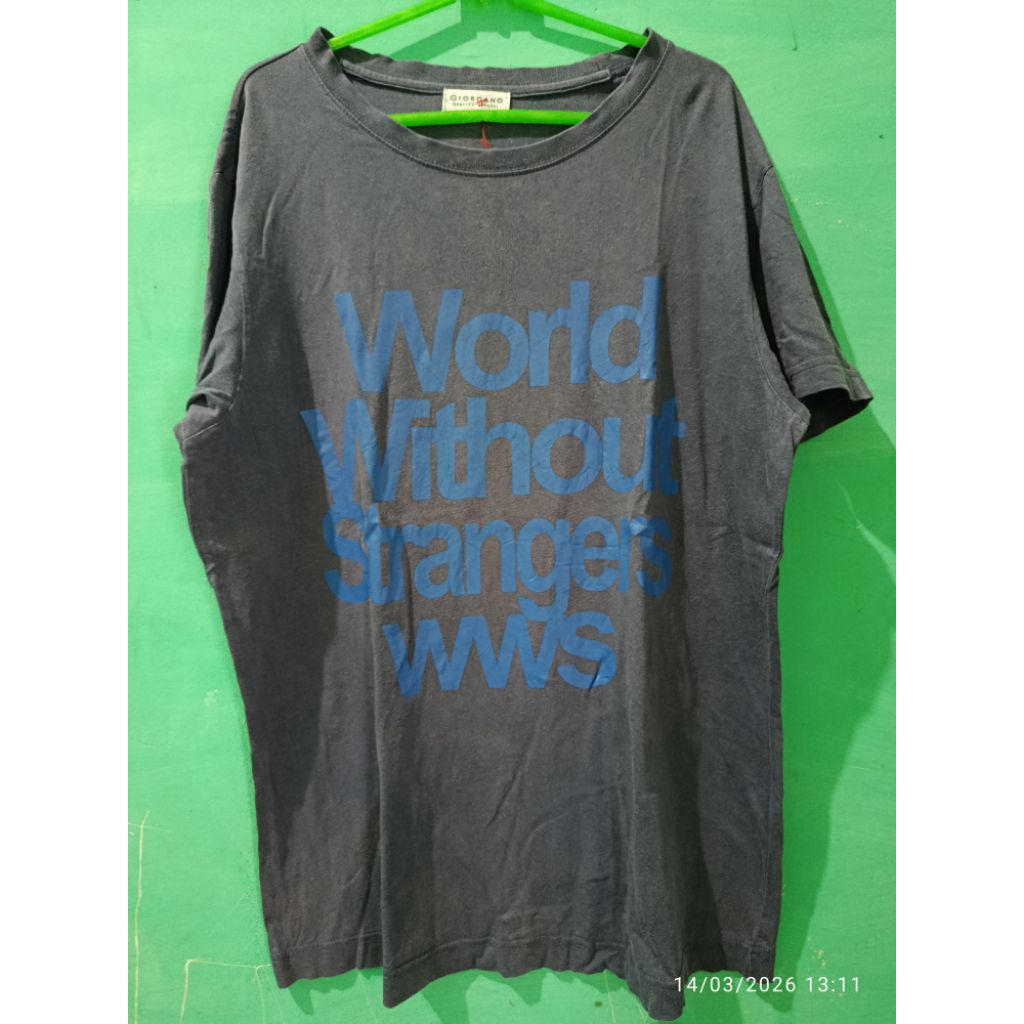 Kaos Giordano Grey Original Preloved