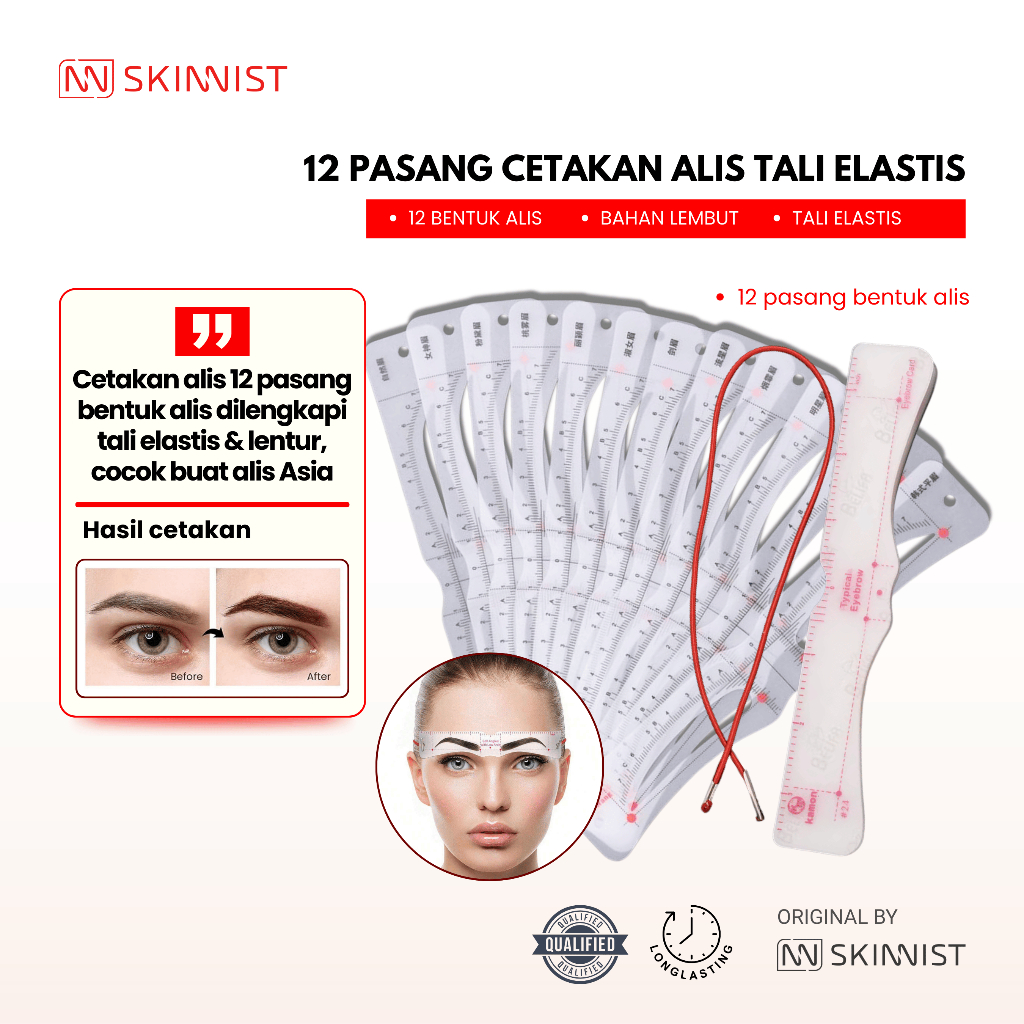 [ CETAKAN ALIS TALI ] CETAKAN ALIS TALI ISI 12 MODEL ALIS MAKEUP ALIS
