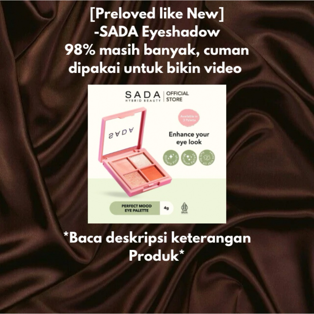 [Preloved] SADA Perfect Mood Eye Palette | Focallure soft cream blush bb01 & Loose setting powder 01