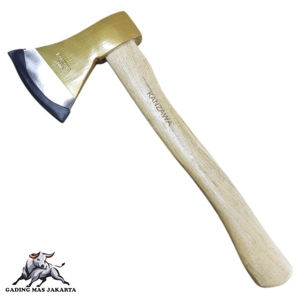 PROMO GROSIR Kampak Mas Gagang Kayu 700 Gram Majesty / Kapak Belah Potong Kayu Besar 700g GMJ