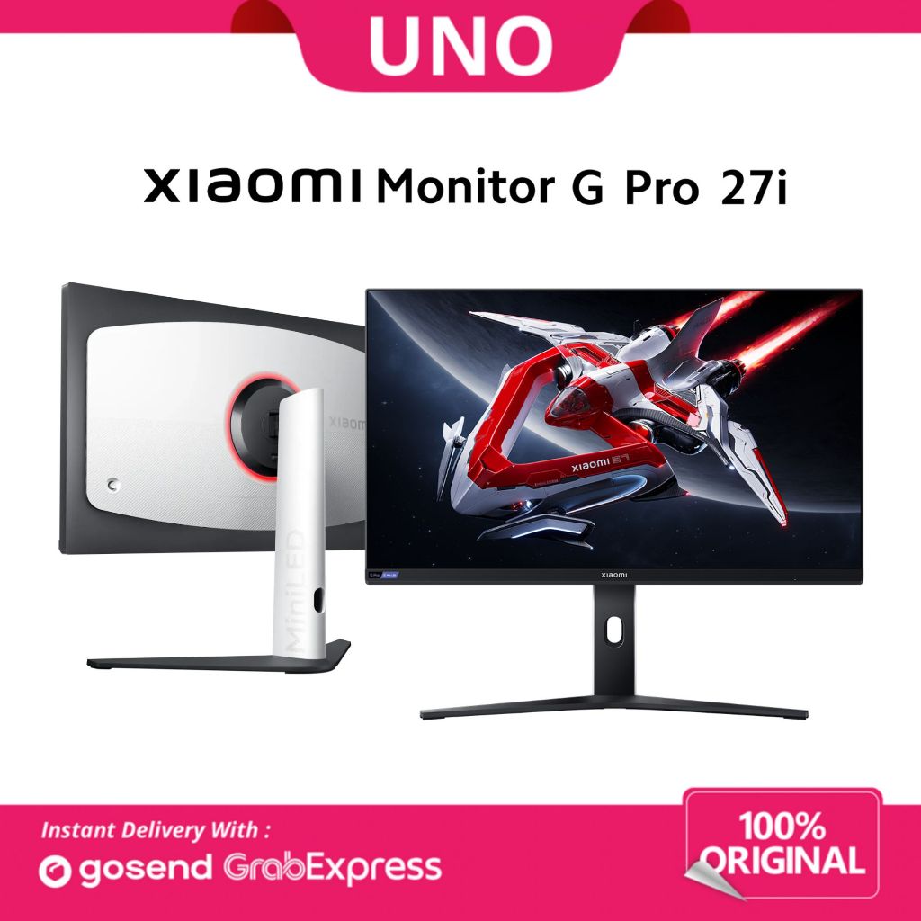 Xiaomi Monitor Gaming G PRO 27i Mini LED 180Hz HDR1000 Layar PC Screen Desktop Gaming