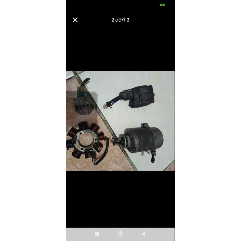 part motor spul dan bendik Suzuki skywave