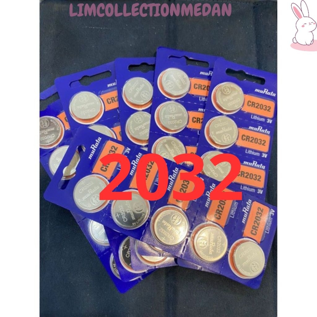 Baterai Murata CR2032 Original Perbiji