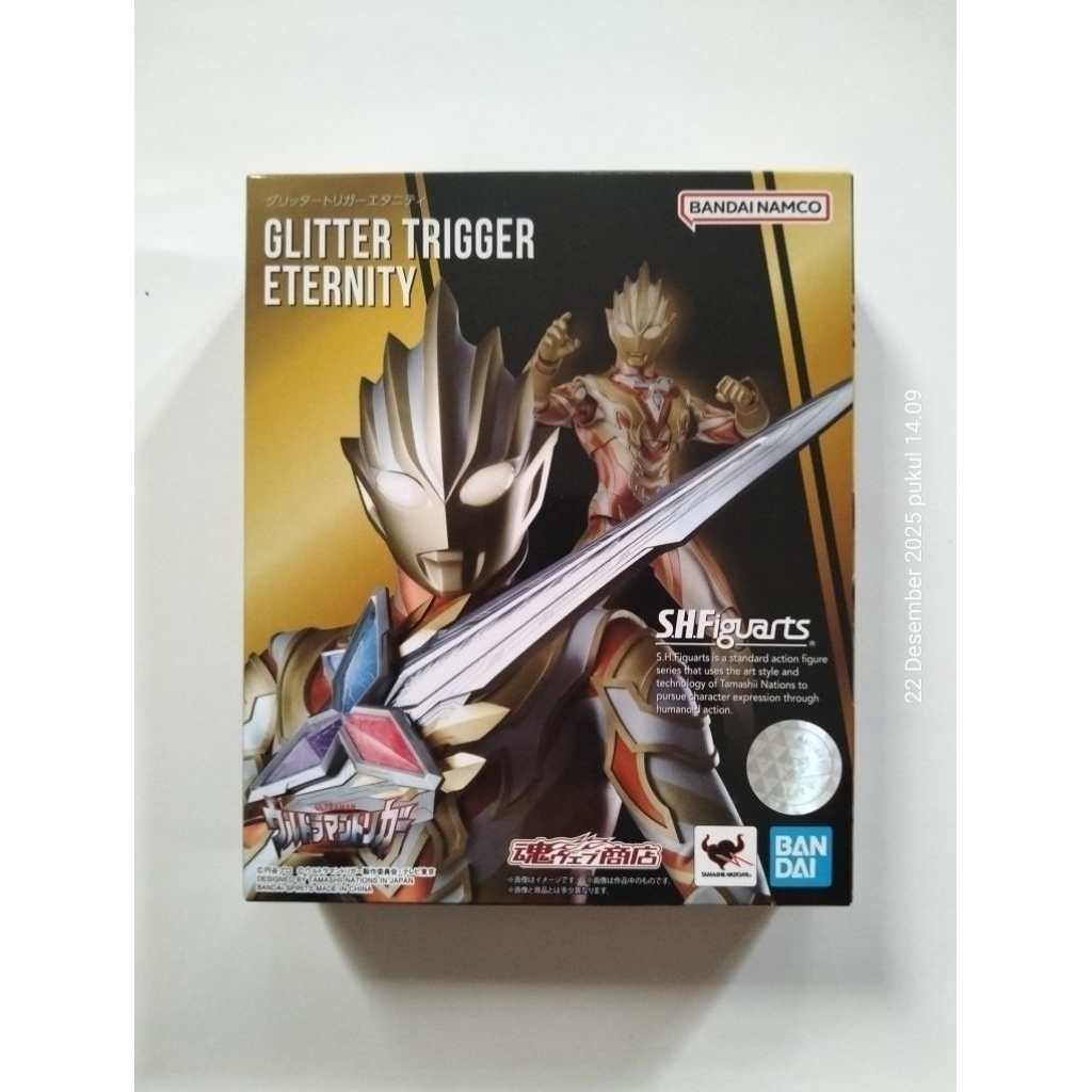 Ori SHF Ultraman Glitter Trigger Eternity Limited Bandai