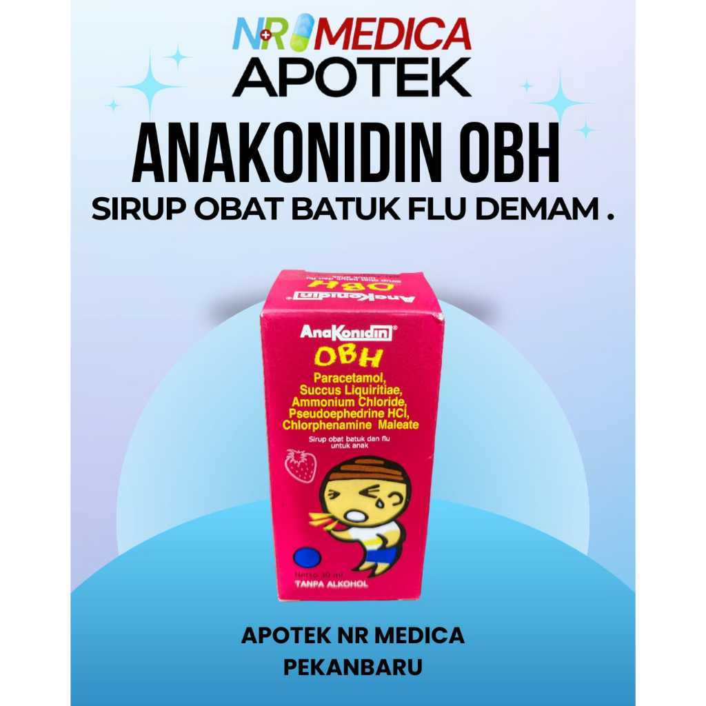 Anakonidin OBH Sirup 30ml / Obat Batuk Flu Demam Anak