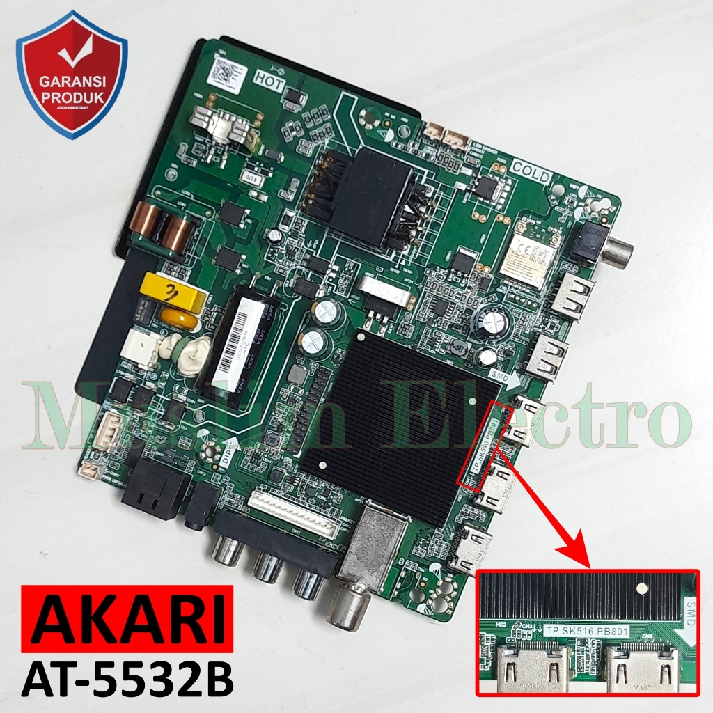 Mainboard LED TV AKARI 32 INCH HD Smart TV ANDROID AT-5532B 5532B