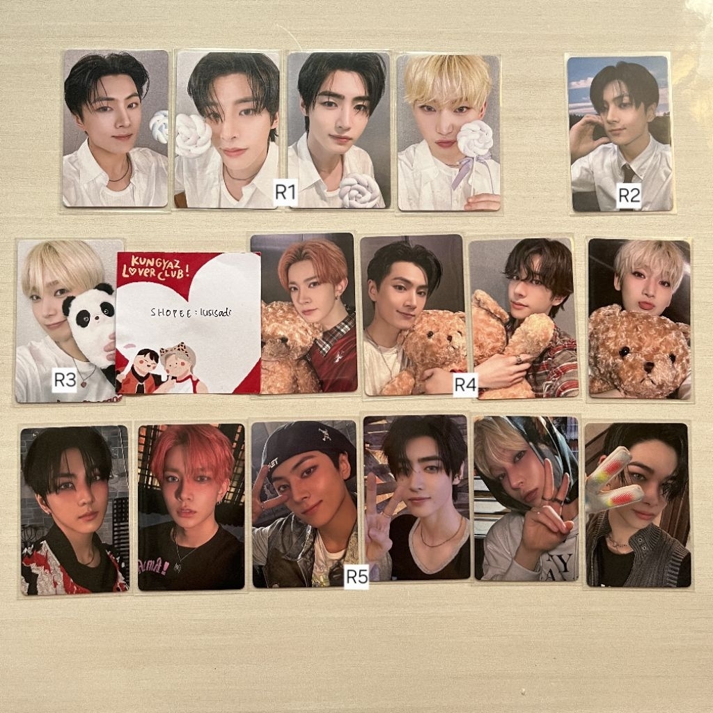 ENHYPEN Luckydraw Yizhiyu / LD YZY ROMANCE:UNTOLD PC Photocard - Heeseung, Jay, Jake, Sunghoon, Suno