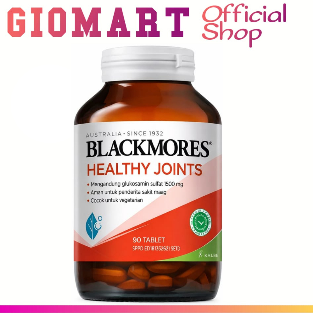 BLACKMORES Healthy Joint 90 Kapsul Lunak – Glucosamine, Chondroitin & Omega – Suplemen Kesehatan Sen