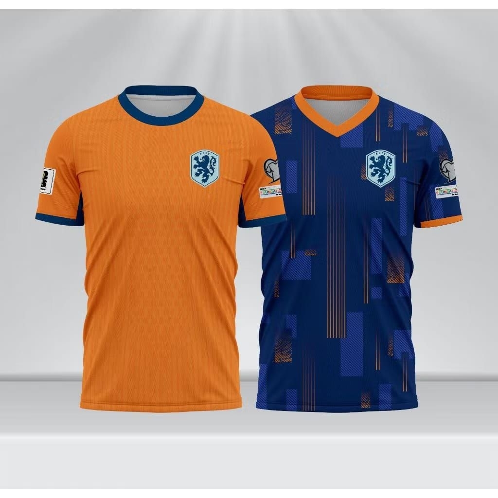 JERSEY NETHERLANDS BELANDA 2024-2025 & 2026-2027 HOME AWAY GRATIS NAMA DAN NOMOR PUNGGUNG