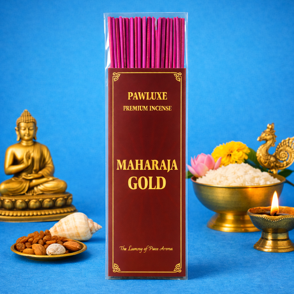 Dupa Pawluxe Maharaja Gold – Premium Incense untuk Ritual & Meditasi
