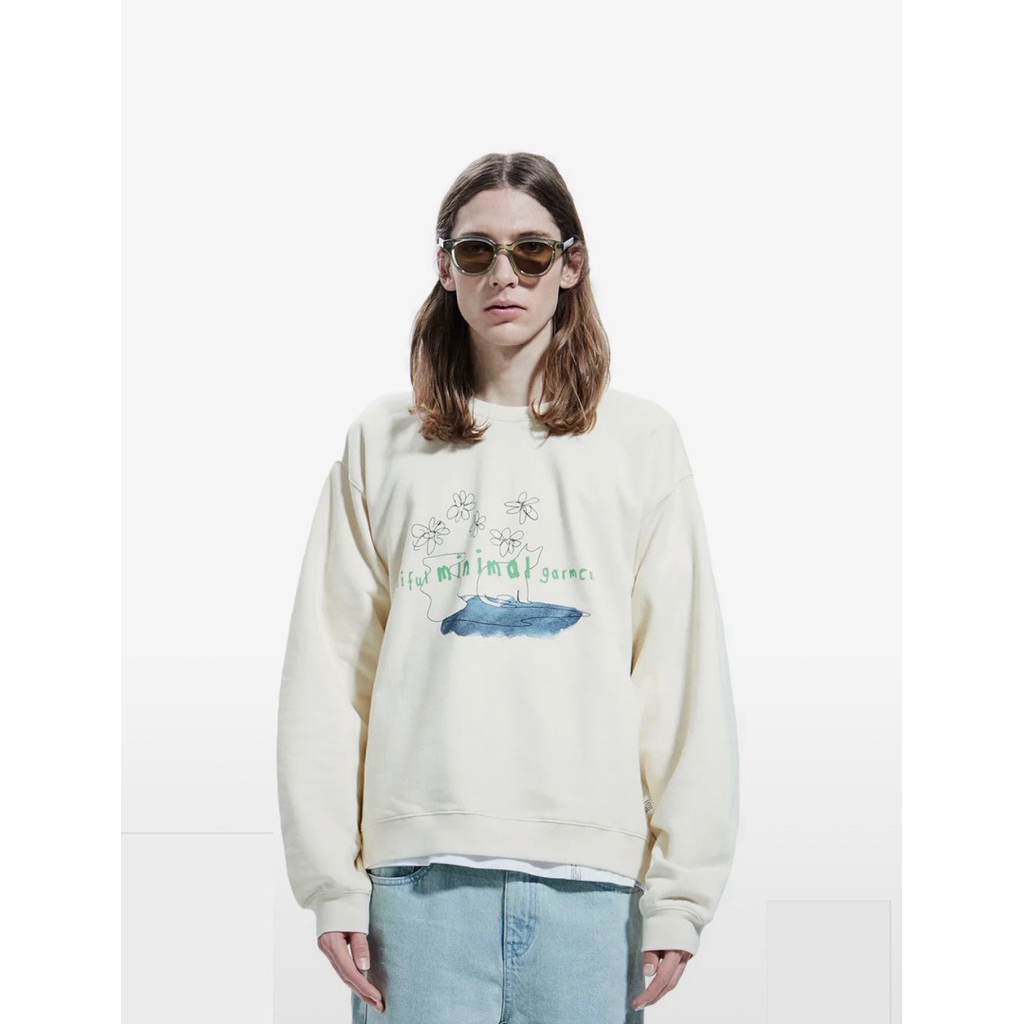 Crewneck Sweatshirt Sweater Liful Minimal Garments Korean Style Original Preloved