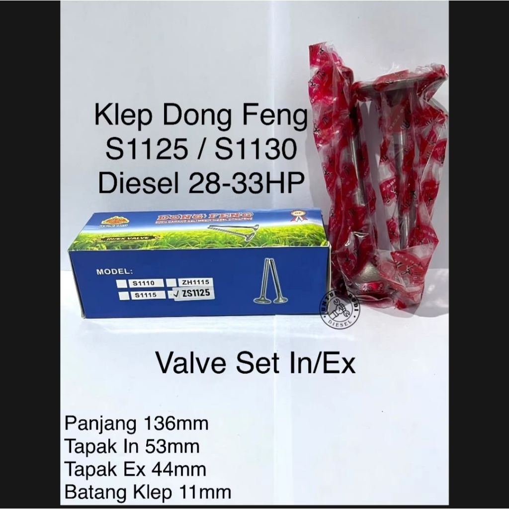 KLEP SET S 1125 / ZS 1130 , VALVE SET TL 1125 / TL 1130