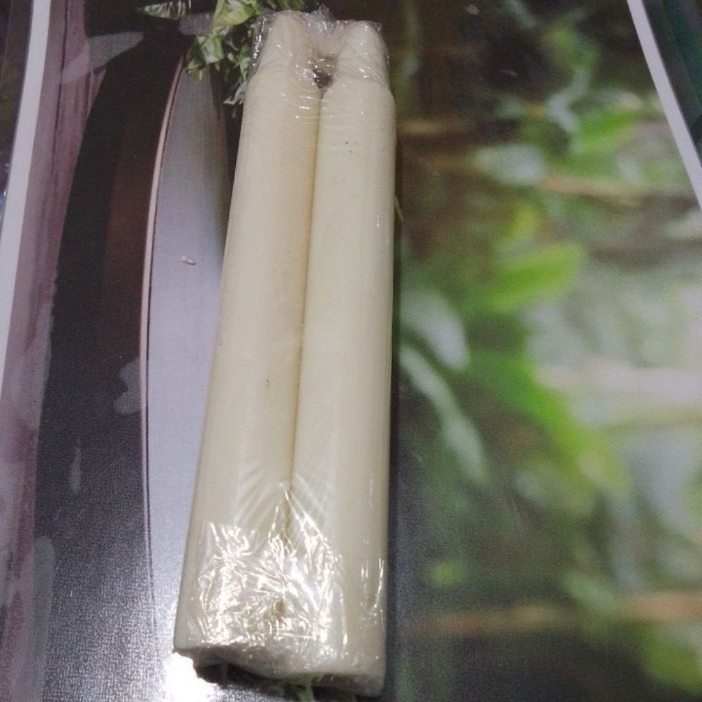 Lilin Putih Besar 20cm Lilin Prasmanan