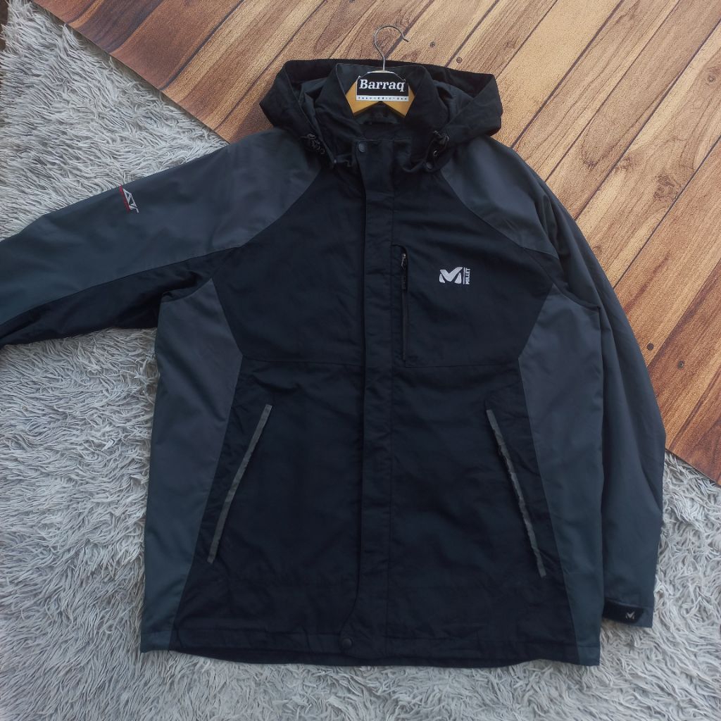Jaket Outdoor Millet Adventure Travel NOT gorpcore goretex blocktech waterproof running sports light