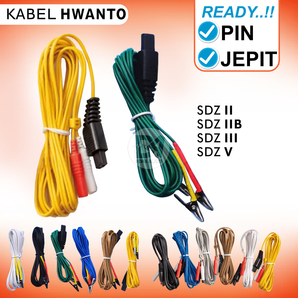 Kabel Hwanto SDZ II, SDZ IIB, SDZ III, Out Put PIN dan JEPIT