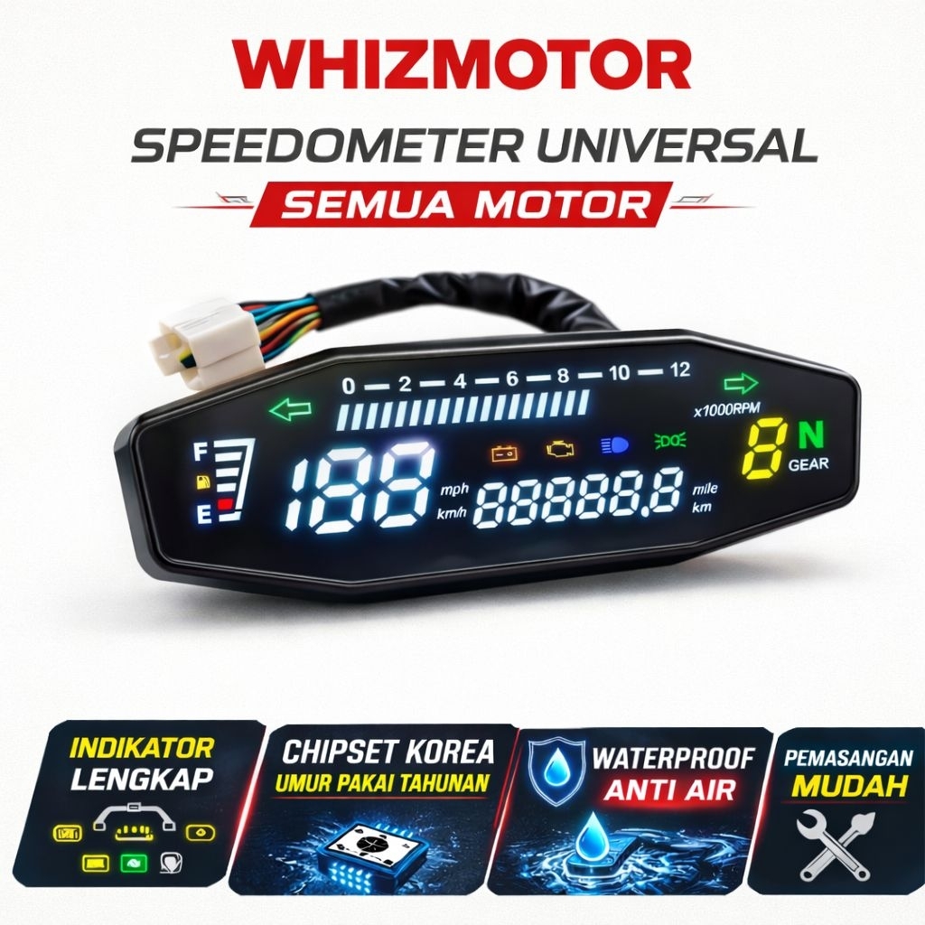speedometer spedometer digital motor ktm klx crf rxking Tiger ninja mini ex2