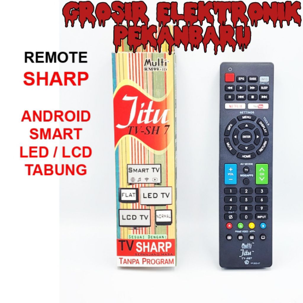 REMOTE JITU TV SHARP ANDROID GOOGLE TV TABUNG TERMURAH