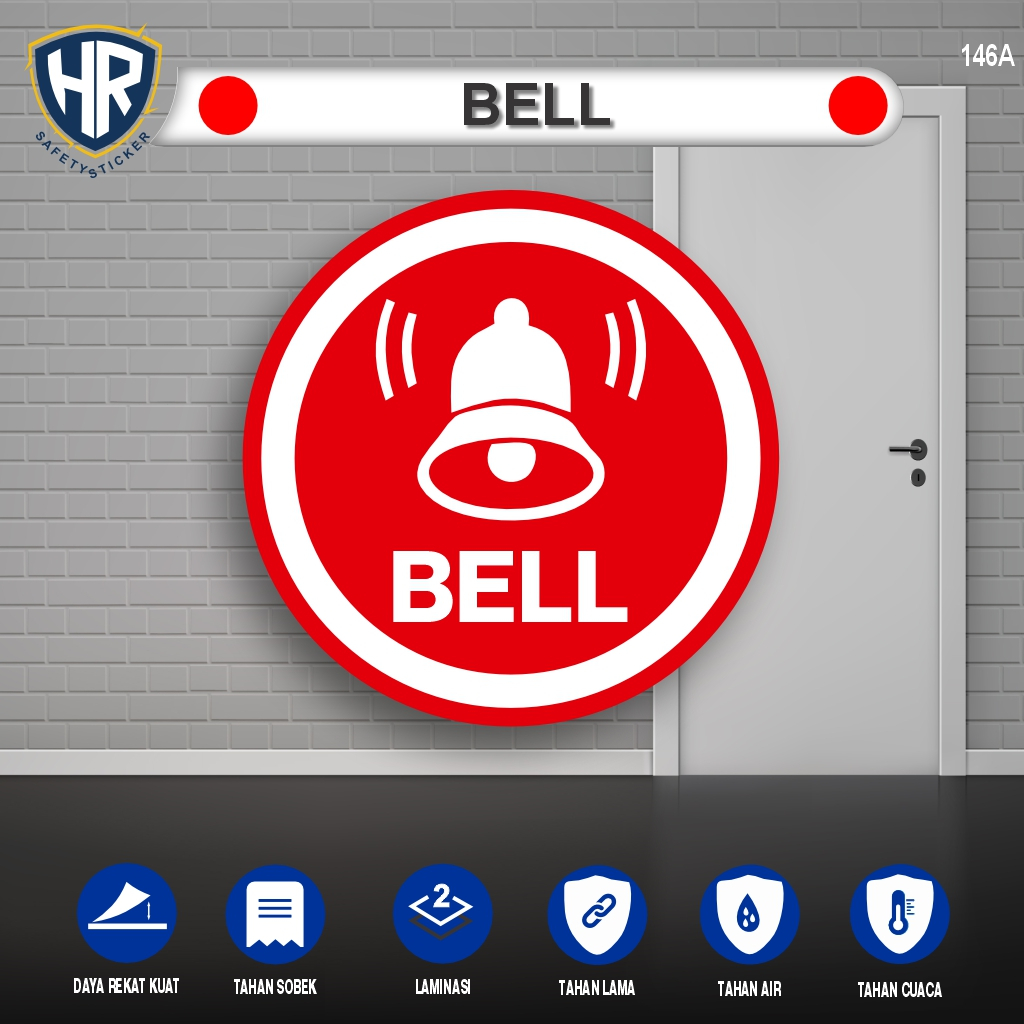 Stiker Bell – Sticker Tekan Bel / Pencet Bel Pintu