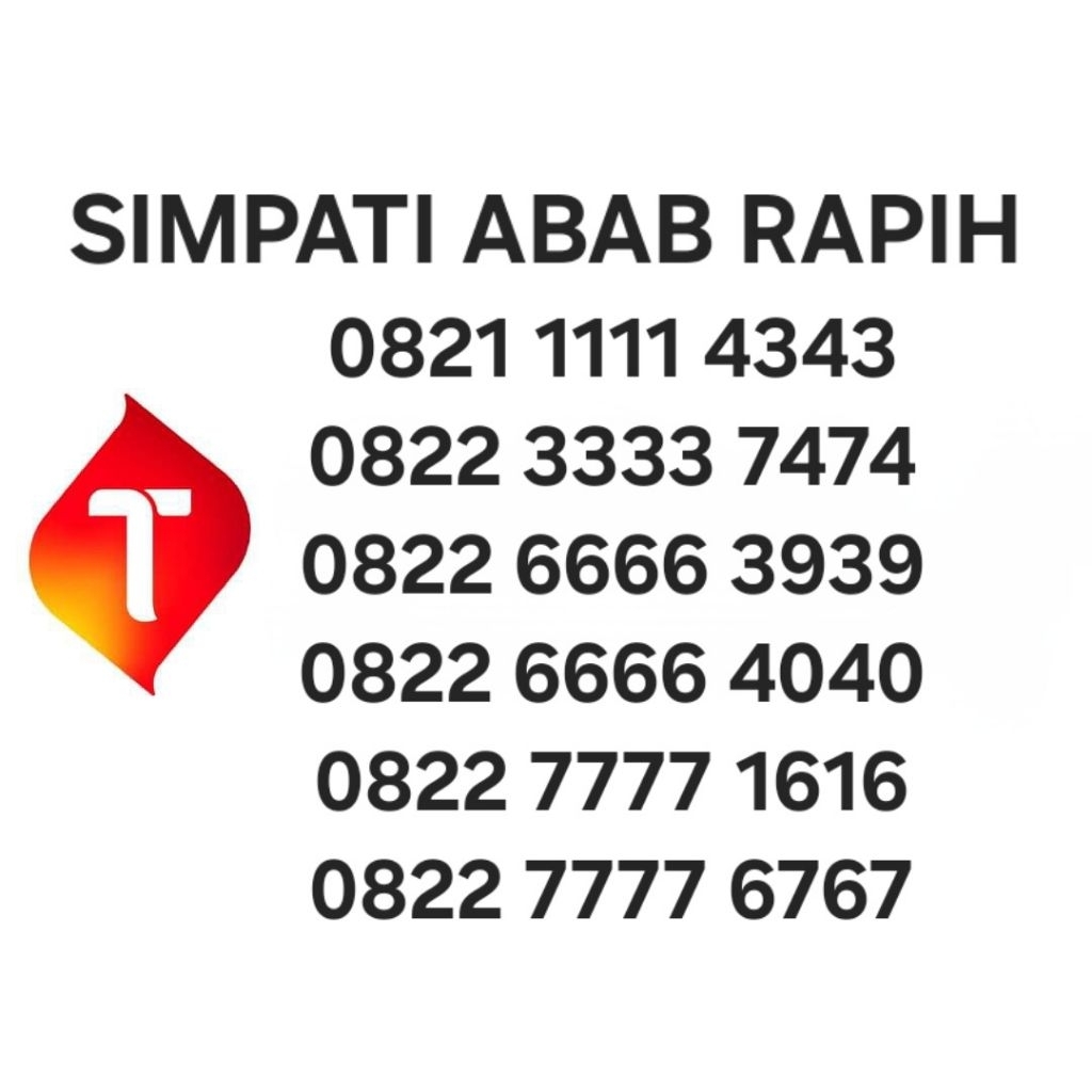 NOMOR CANTIK TELKOMSEL SIMPATI 4G KWARTED 6666 ABAB9999 ABAB PANCA 11111 ABAB RAPIH MURAH - 082X 999