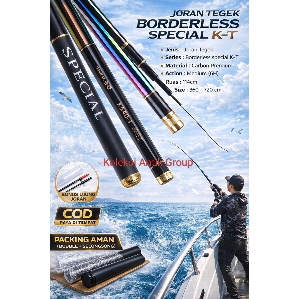 Joran Pancing Tegek Shimano Borderless special