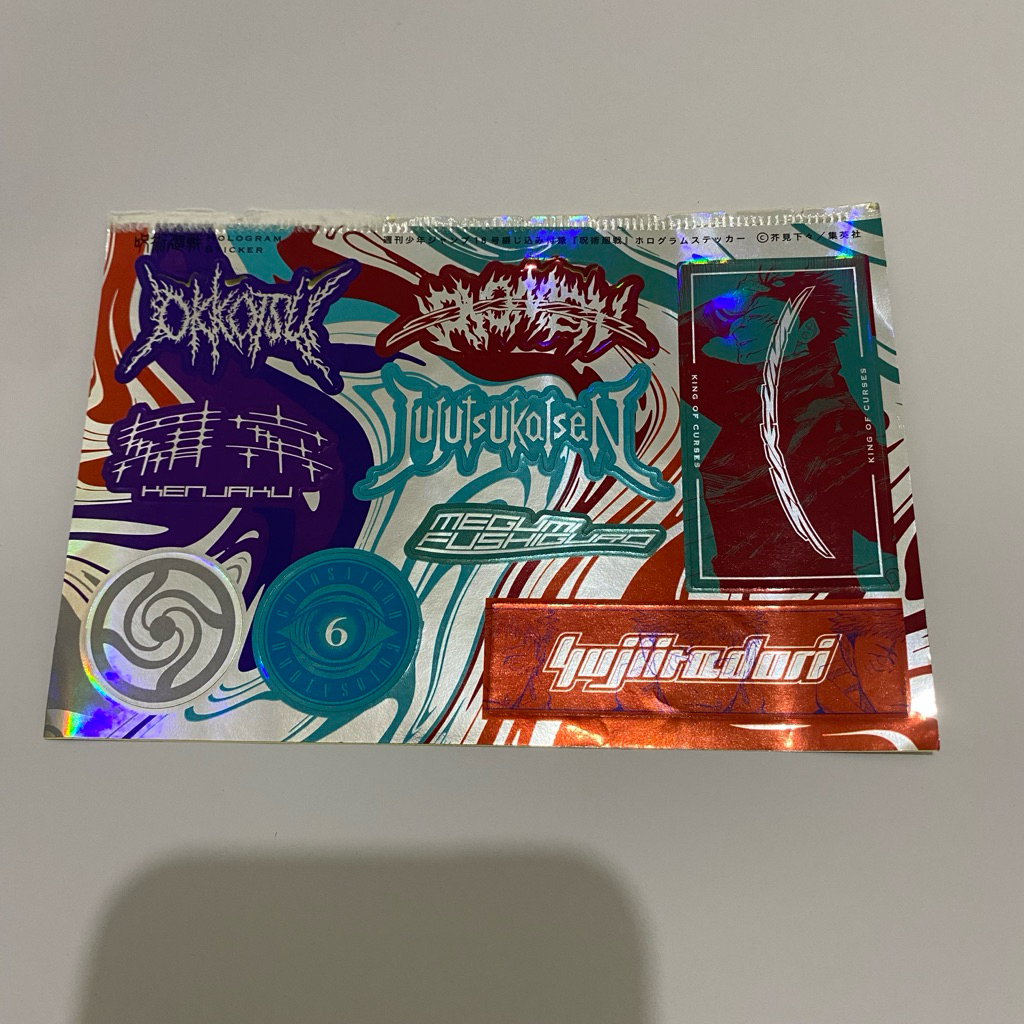 Sticker Jujutsu Kaisen Weekly Shonen Jump 2023