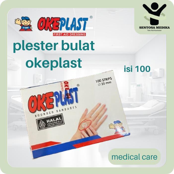 okeplast plester bulat plesterin isi 100