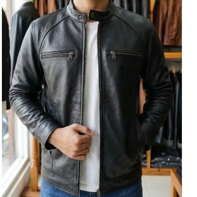 JAKET kulit domba asli model PALNTONG DOMBA KULIT ASLI