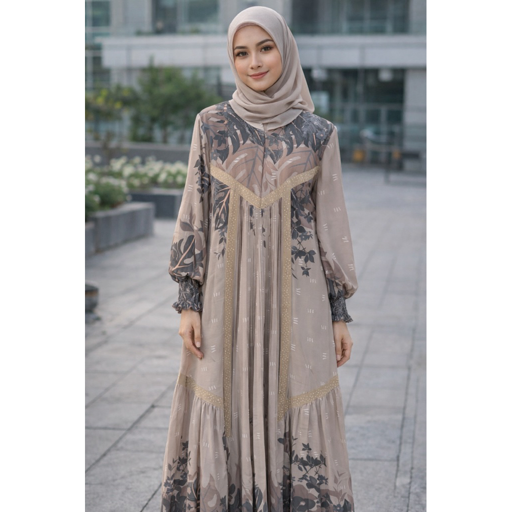 Gamis Syar’i Premium by Motif Hawa