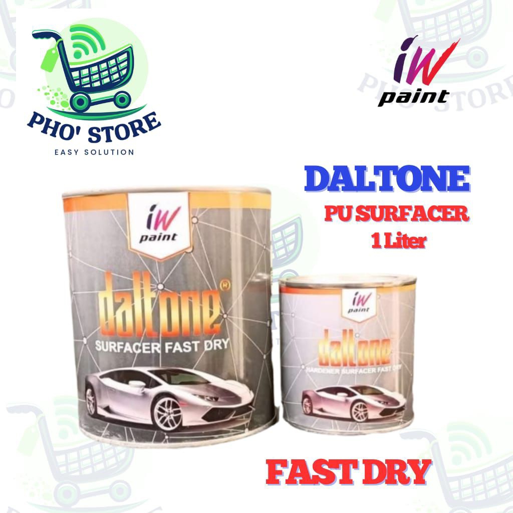 DALTONE EPOXY PU 2K SURFACER 1KG - CAT DASAR / CAT MOBIL / CAT BESI / CAT ANTI KARAT 1KG
