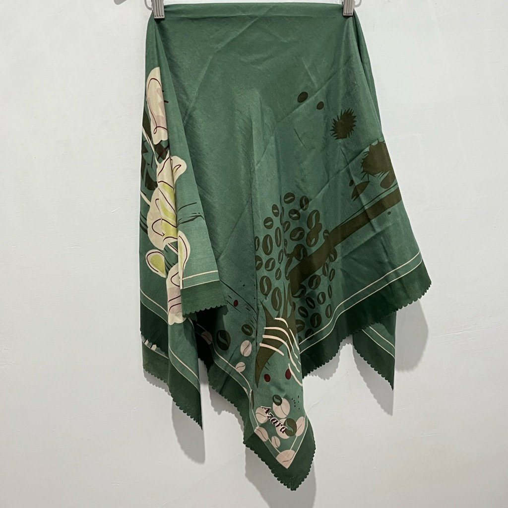 PL Jilbab Segiempat Azara Motif Voal