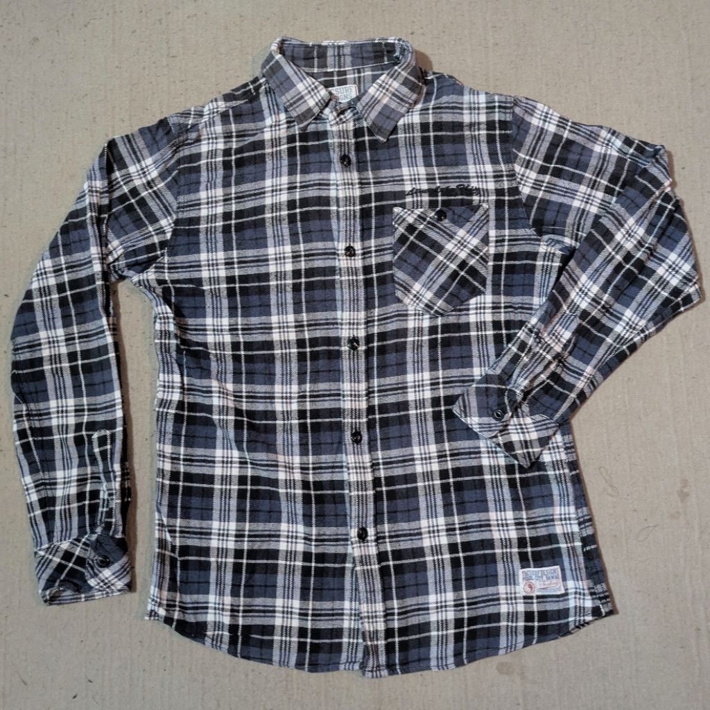 Kemeja Flanel Veterano Branded T&C Surf Designs Original Second Preloved