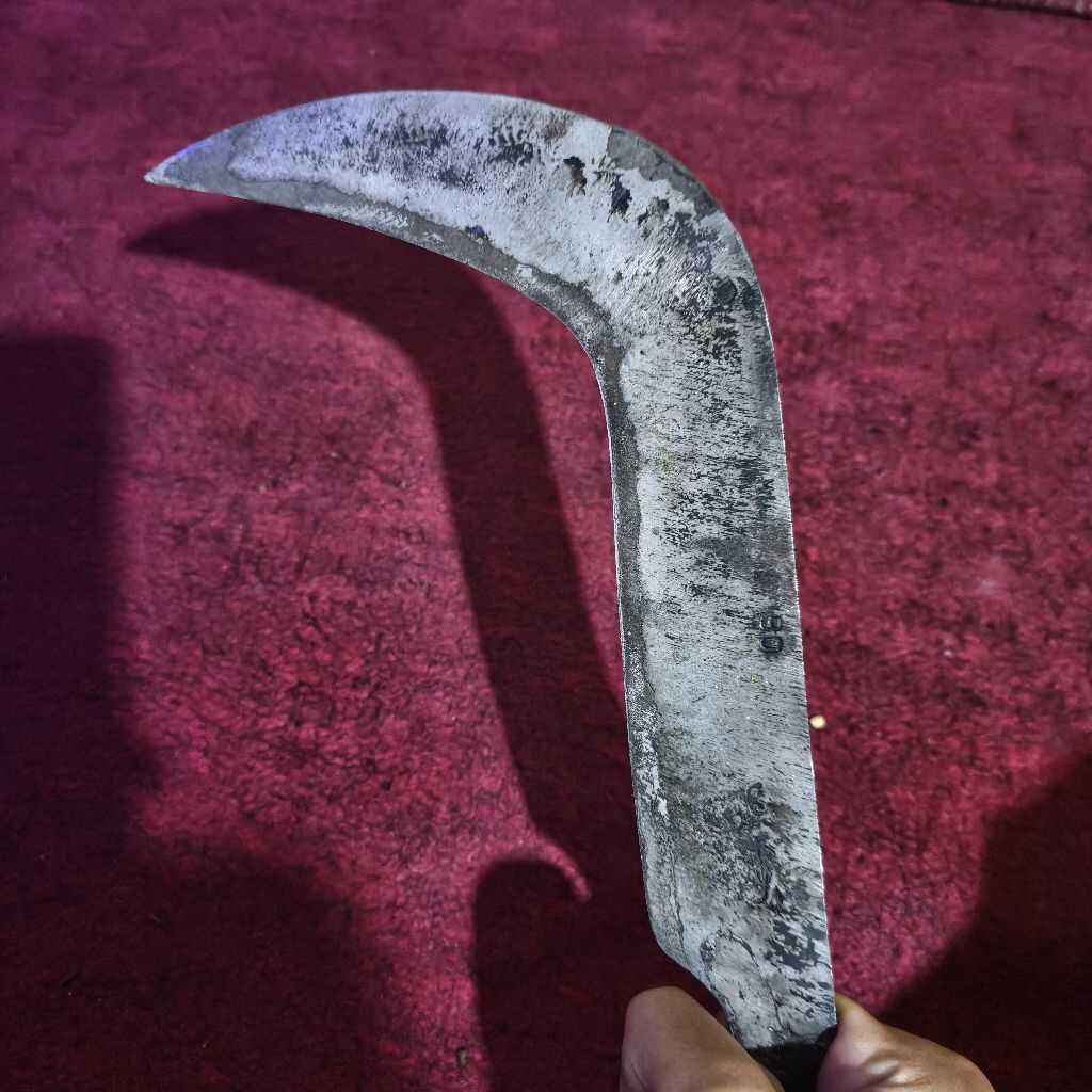 Ndorit Atau Candong/Arit Bahan Baja Isen Lapis 3 Baja Tembus Cocok Untuk Cari Rumput Dan Panen Buah 