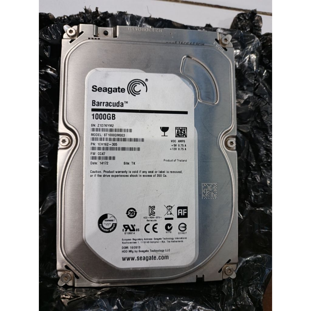Seagate Barracuda 1TB Bekas Komputer
