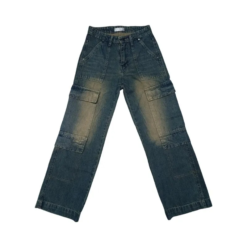 Cargo Loose Jeans JINISO