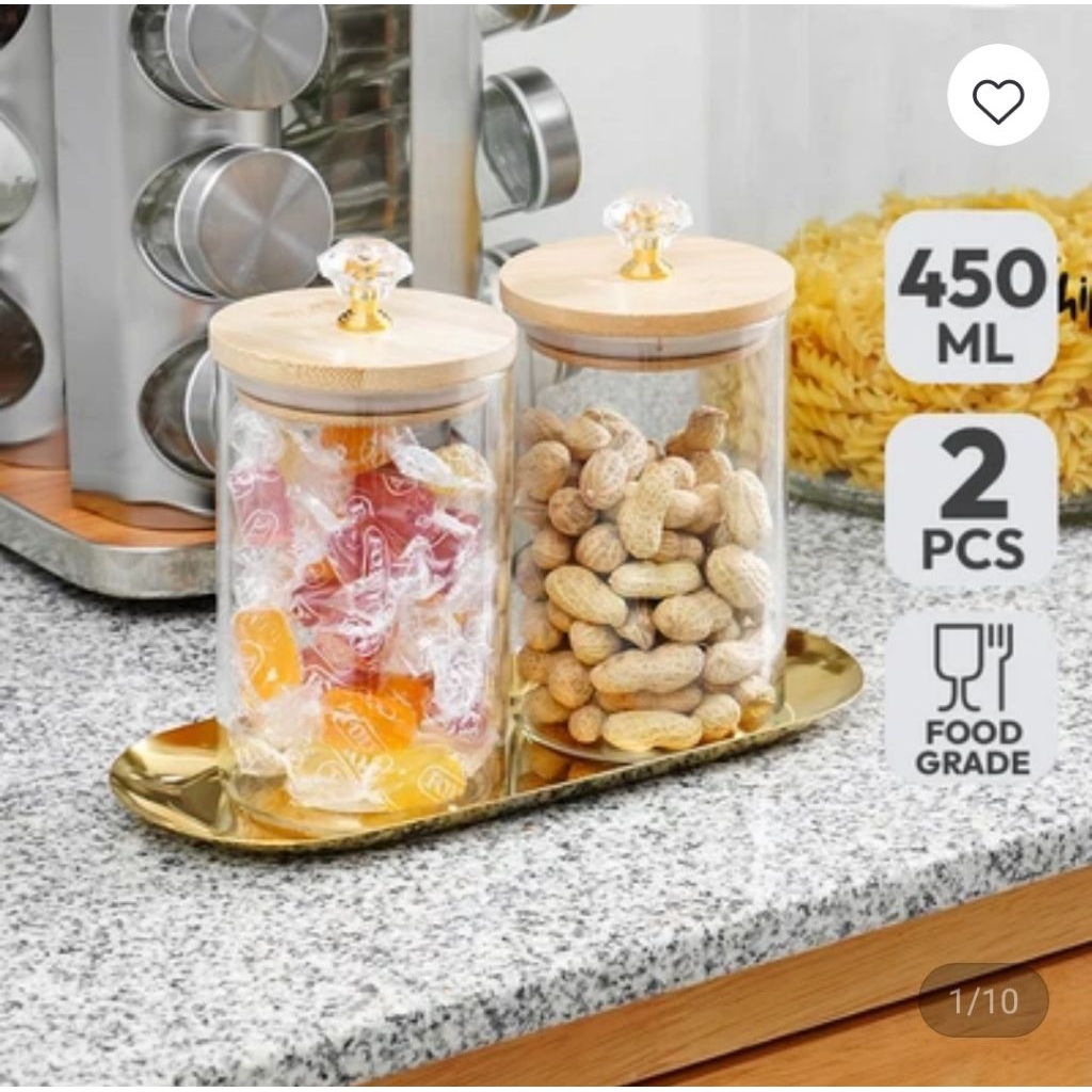 Informa toples kaca hyacinth aesthetic tutup kayu