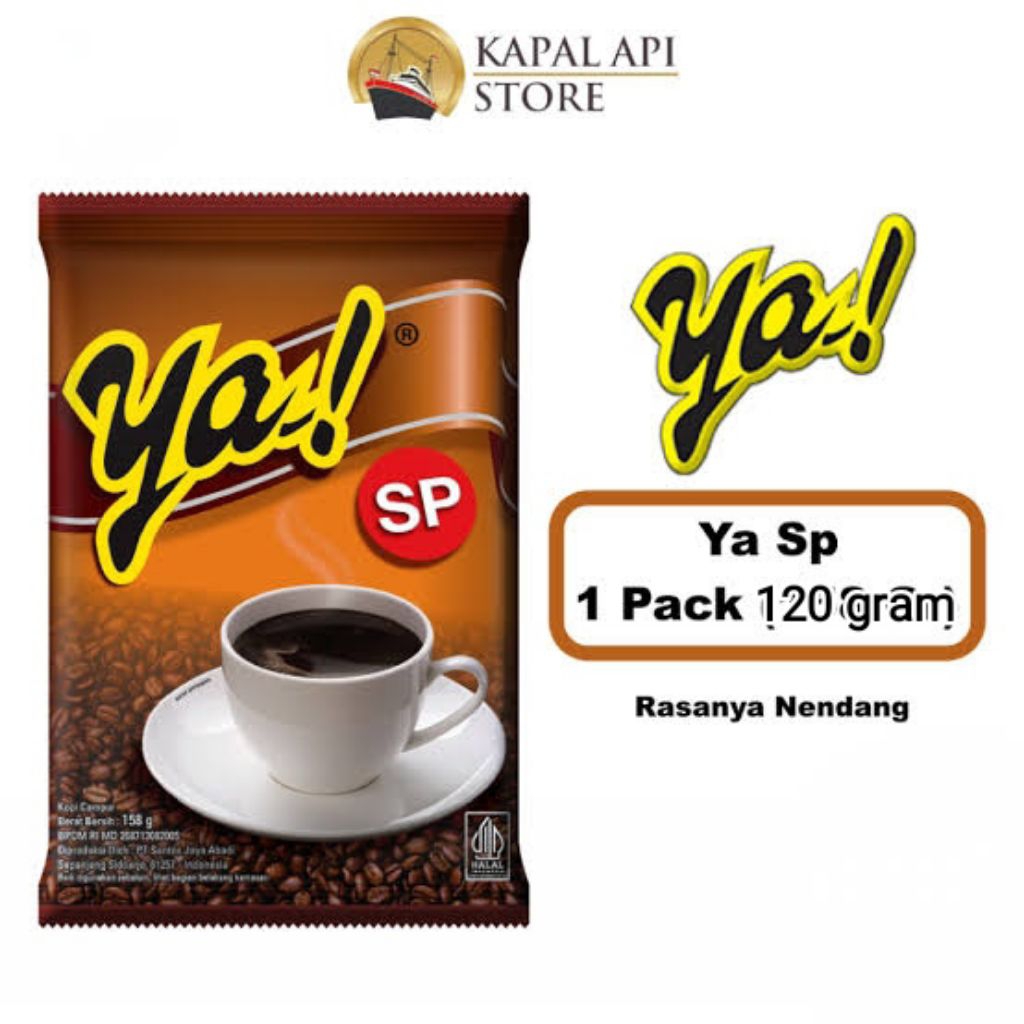 Kopi bubuk Ya sp 120 gram / Kopi bubuk ya sp murah