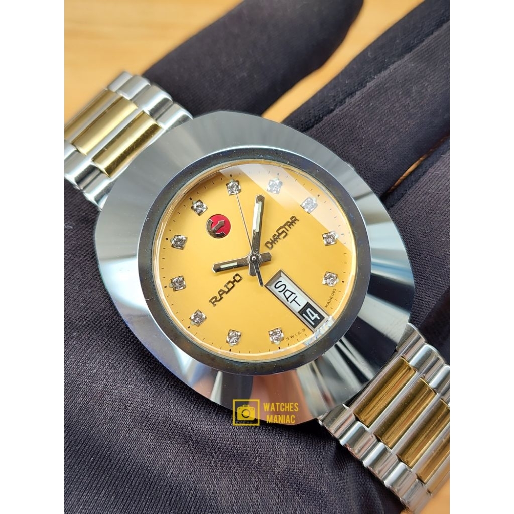 Jam Tangan Luxury Original Rado The Original DayDate Two Tone Automatic Swiss Fullset Box