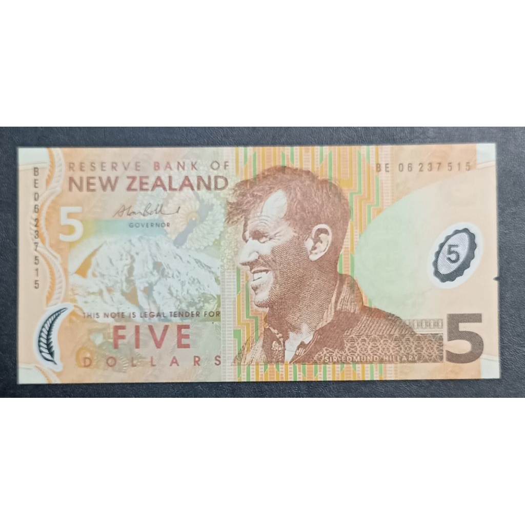 UANG NEW ZEALAND 5 DOLLARS