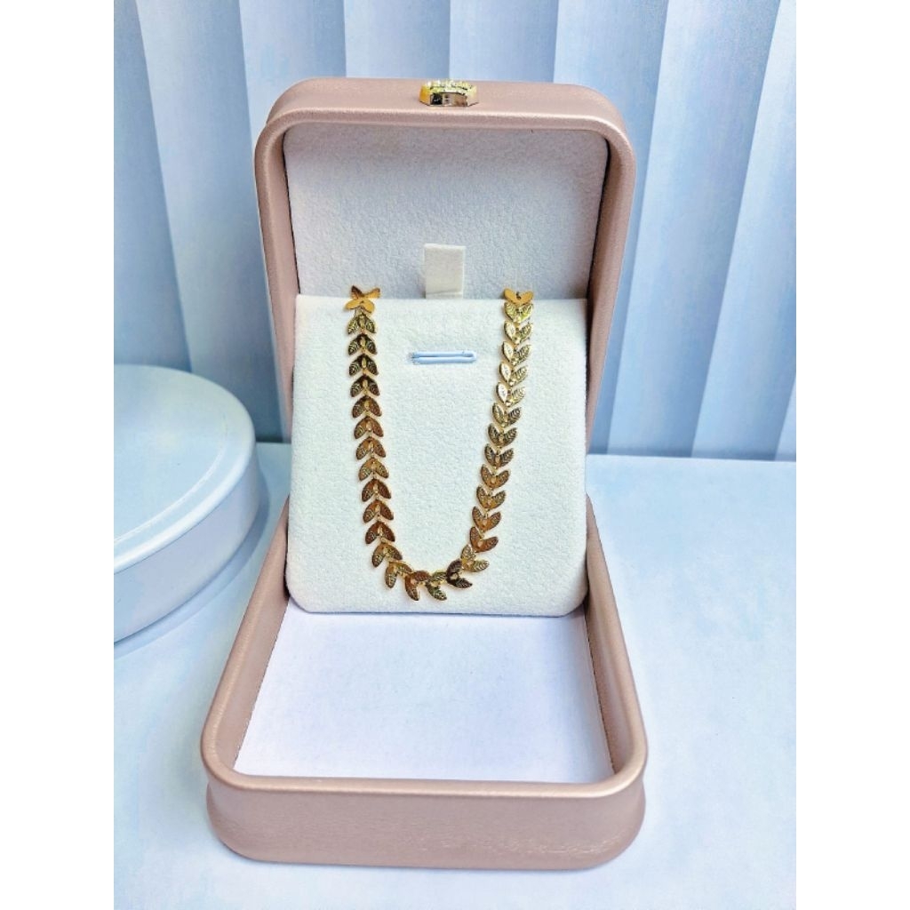 Gelang Serut & Gelang Kait Titanium Anti Karat Anti Luntur ORI 100%