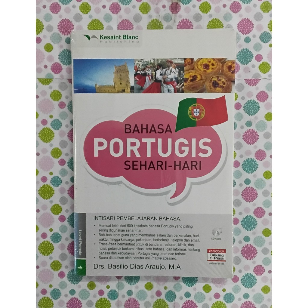 BUKU BAHASA PORTUGIS SEHARI HARI - BASILIO DIAS ARAUJO - KESAINT BLANC ORIGINAL rz