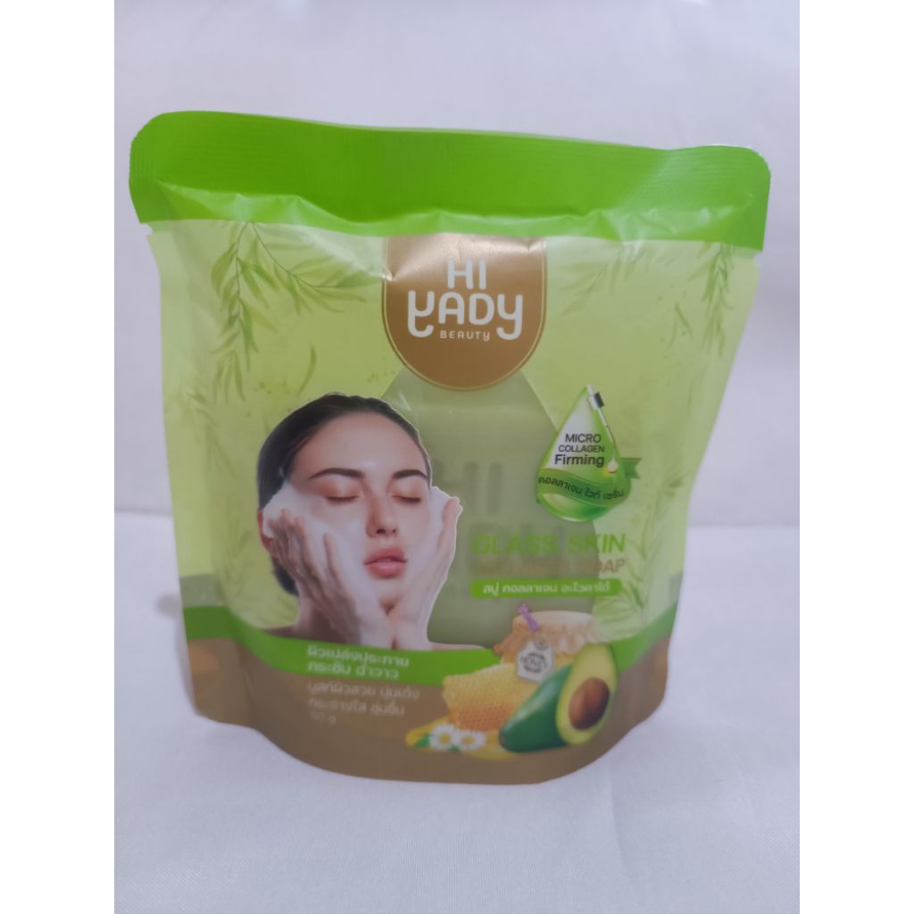 SABUN HI YADY ORIGINAL THAILAND / HI YADY GLASS SKIN COLLAGEN SOAP 80Gr