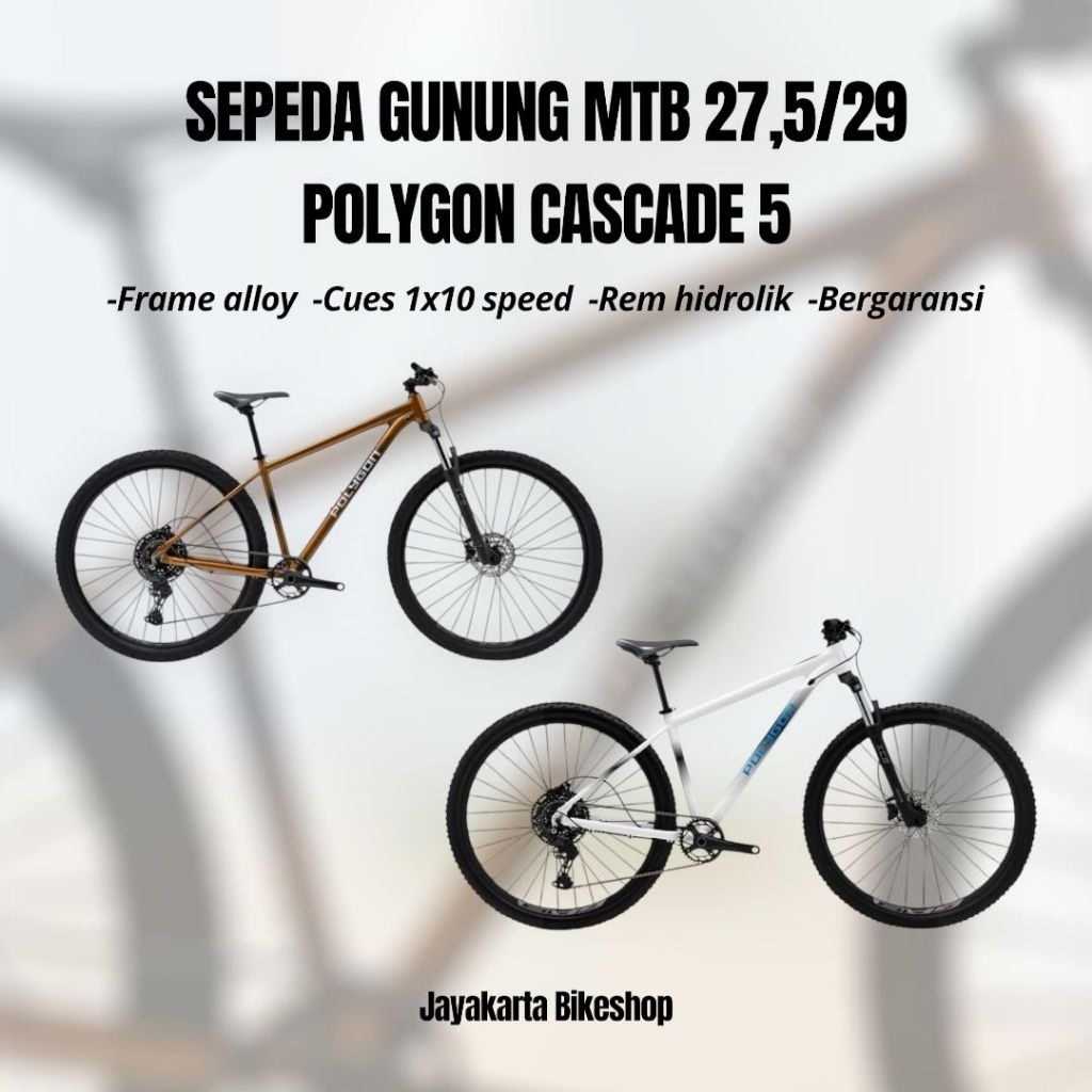 SEPEDA GUNUNG MTB 27,5 29 POLYGON CASCADE 5 NEW | DEWASA MOUNTAIN BIKE ORIGINAL DAN BERGARANSI