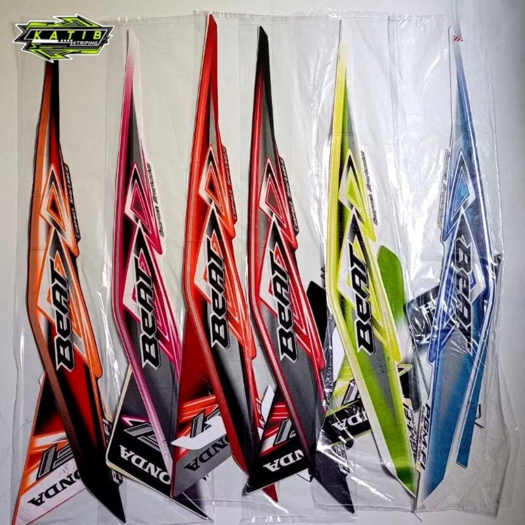 STRIPING BEAT FI 2013 LENGKAP FULLSET FULL BODY ORIGINAL LOOL STIKER BEAT FI 2013 FULL BODY LENGKAP