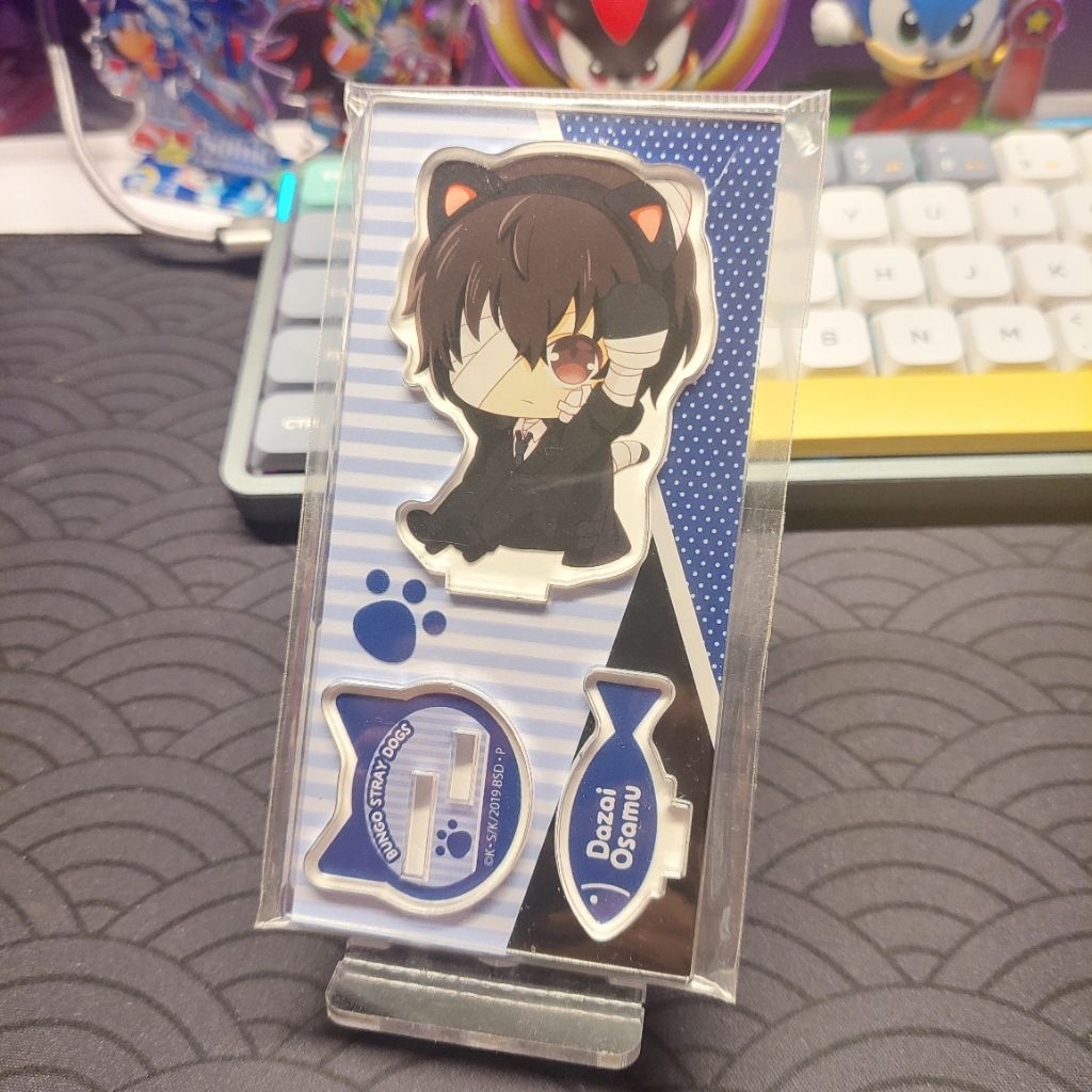 [OFFICIAL] BSD Bungo Stray Dogs Nekokaburi Acrylic Diorama Stand UNSEALED - Dazai Osamu PM