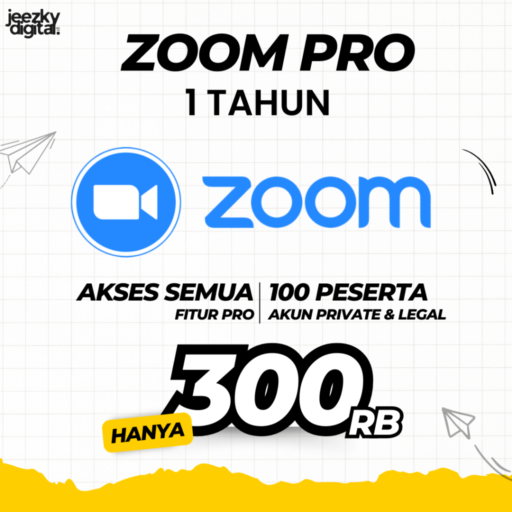 ZOOM PRO 1 TAHUN 100 PESERTA