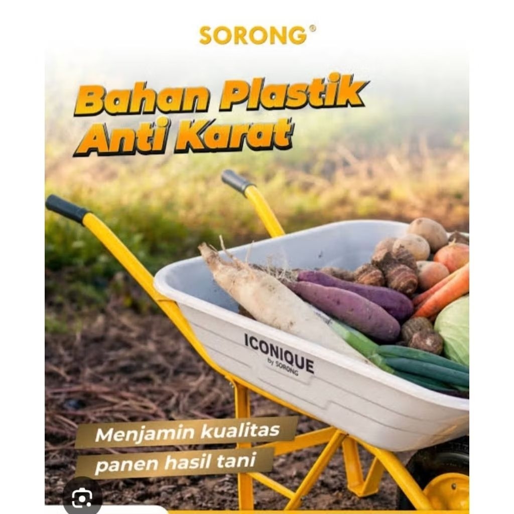Gerobak sorong Iconique angkong lory bangunan