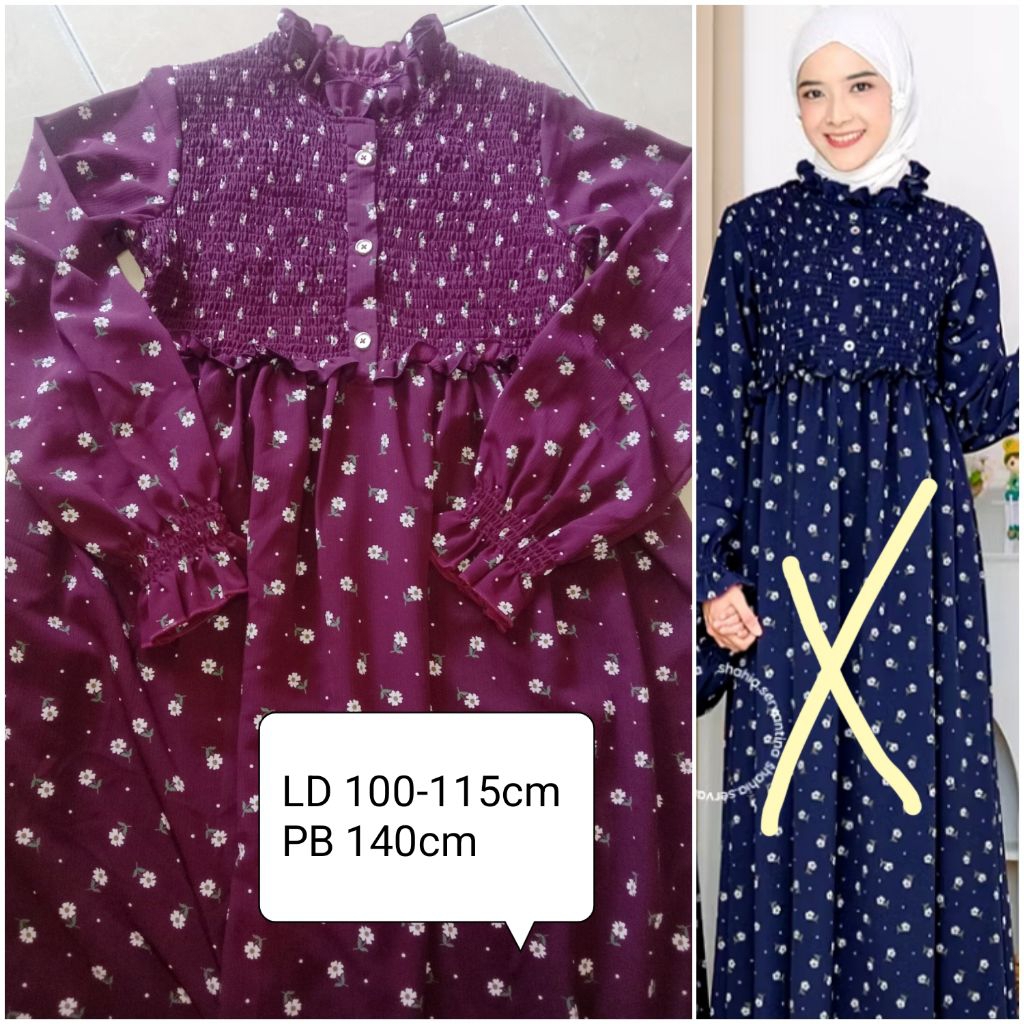 Camelia Dress Gamis Mommy