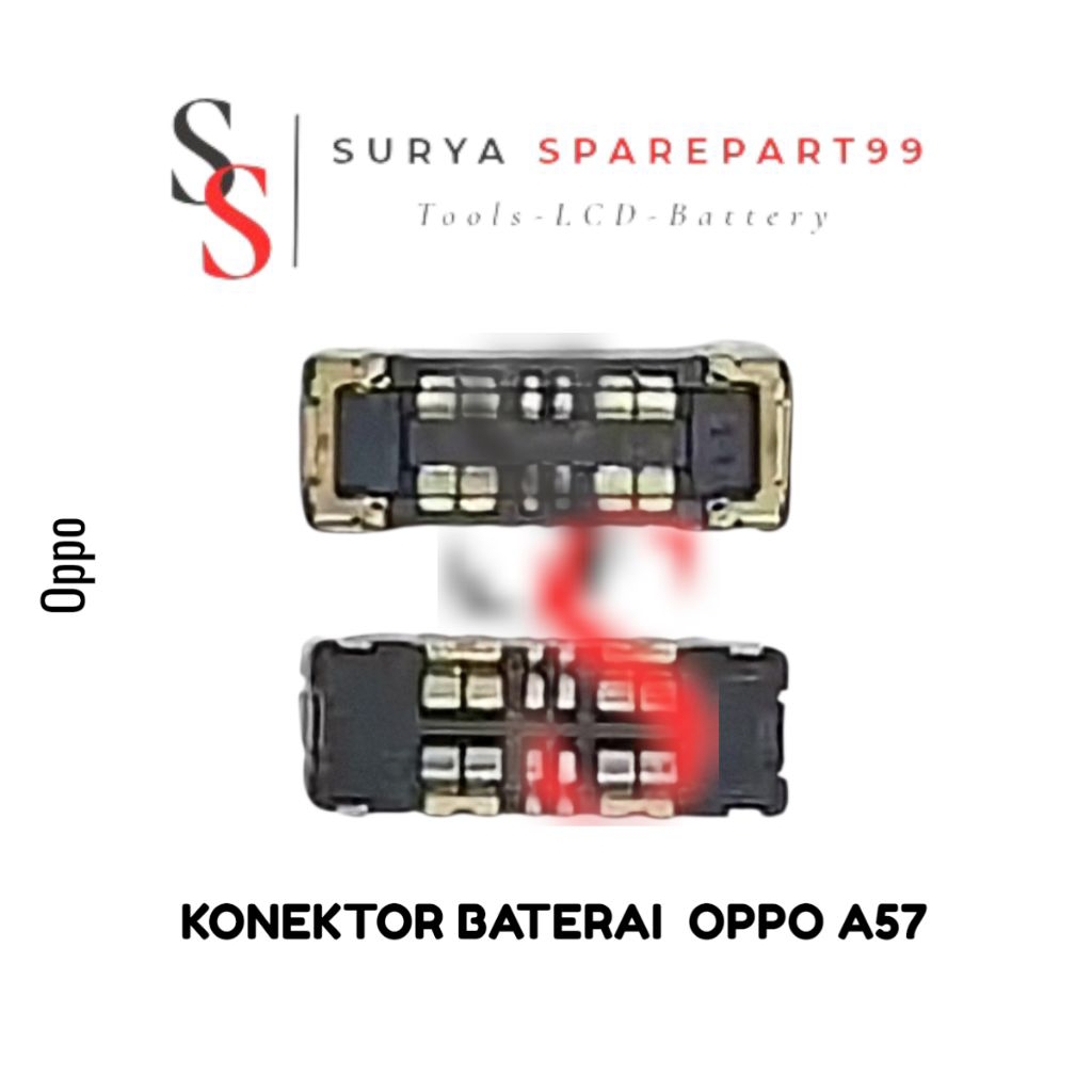 KONEKTOR BATERAI OPPO A57 ORIGINAL