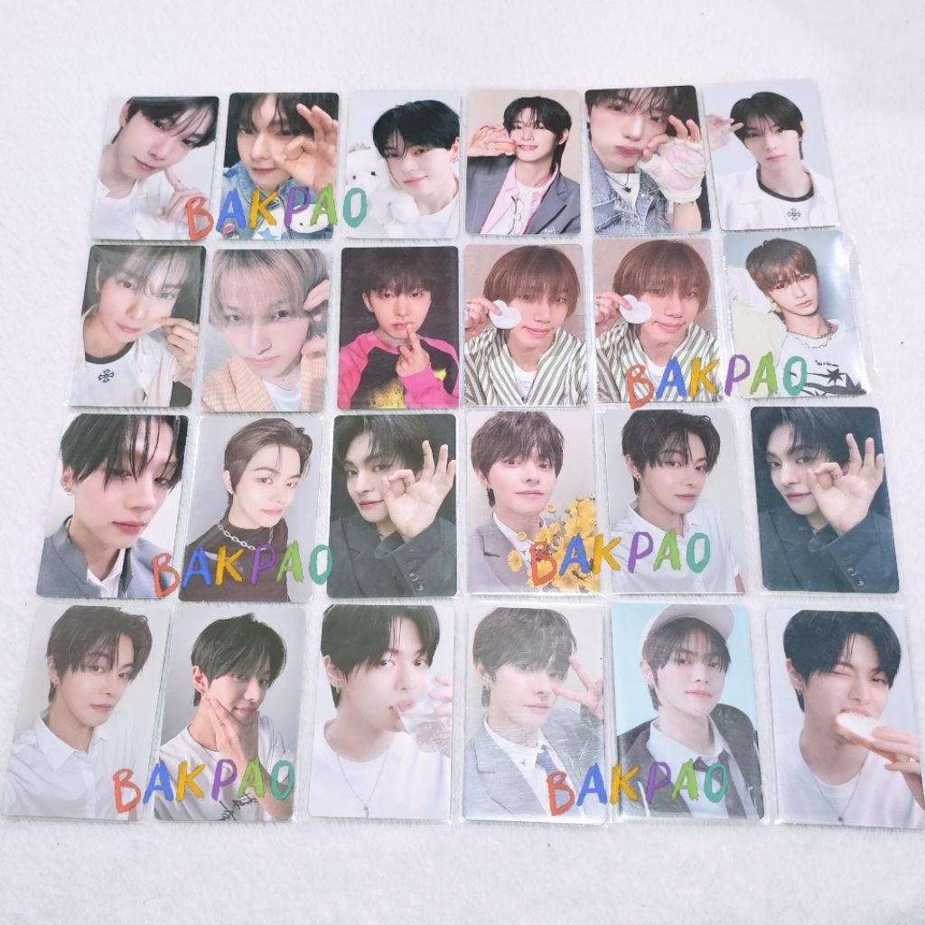 BOYS 2 PLANET PHOTOCARD ANXIN LEE LEO ARNO JIAHAO SANGHYEON GEONWOO SANGWON