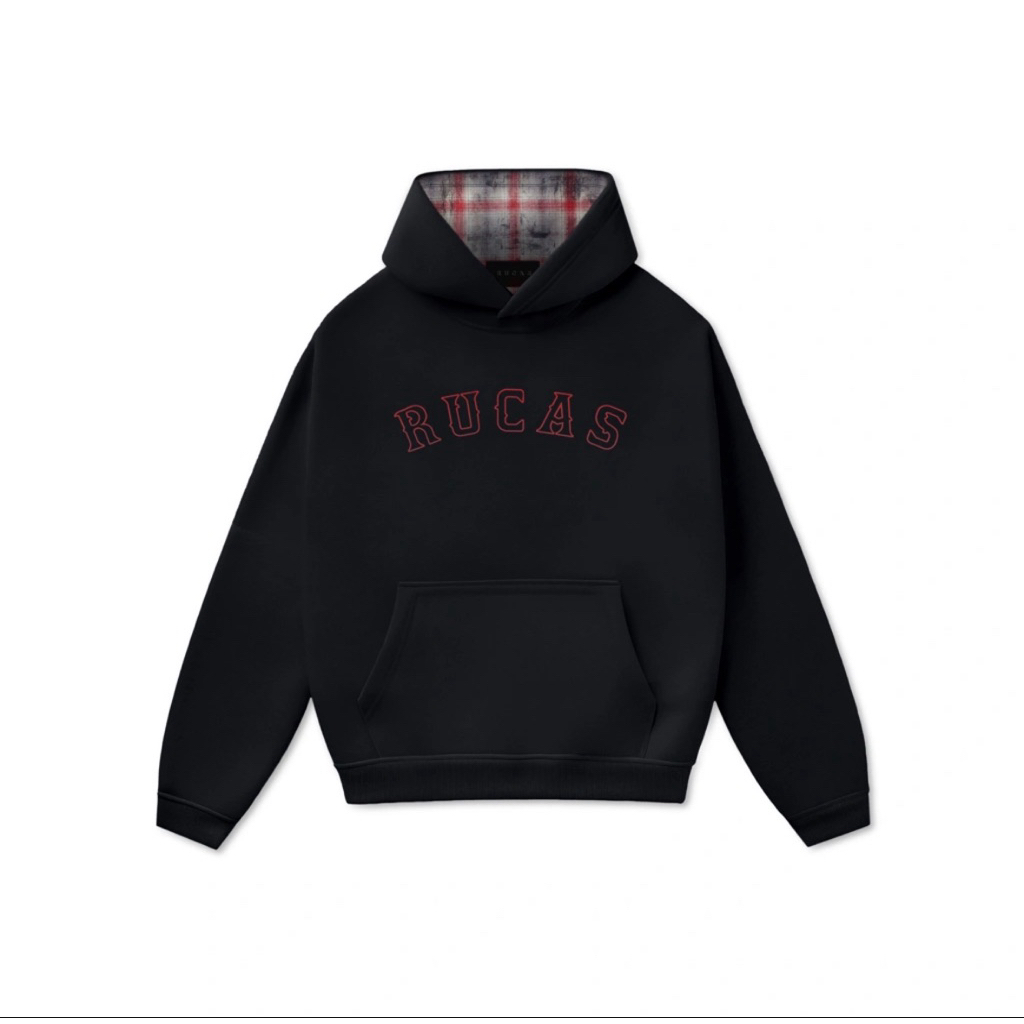 RUCAS Reversible Red Flannel Hoodie sz S